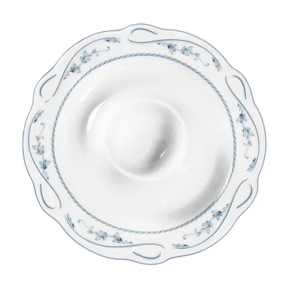 Picture A beautiful, stylish egg plate decorated with a classic motif - Seltmann Weiden