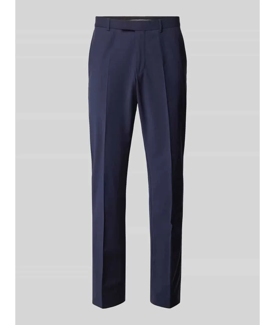 obrazek 1 Spodnie do garnituru o kroju regular fit w kant model ‘MERCER’