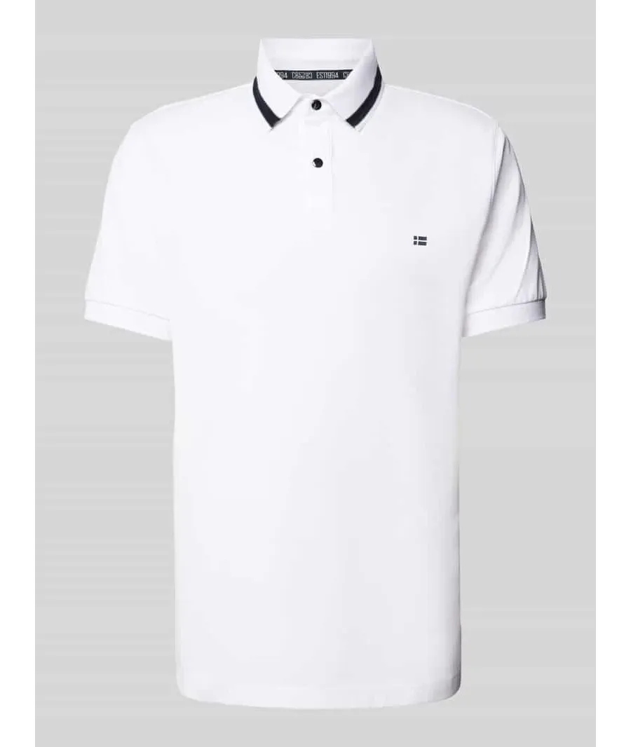 obrazek 1 Koszulka polo o kroju regular fit z nadrukiem z logo
