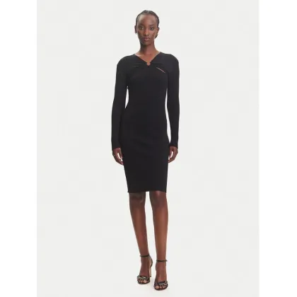Zdjęcie Fracomina Sukienka codzienna FS23WD5014K50401 Czarny Slim Fit
