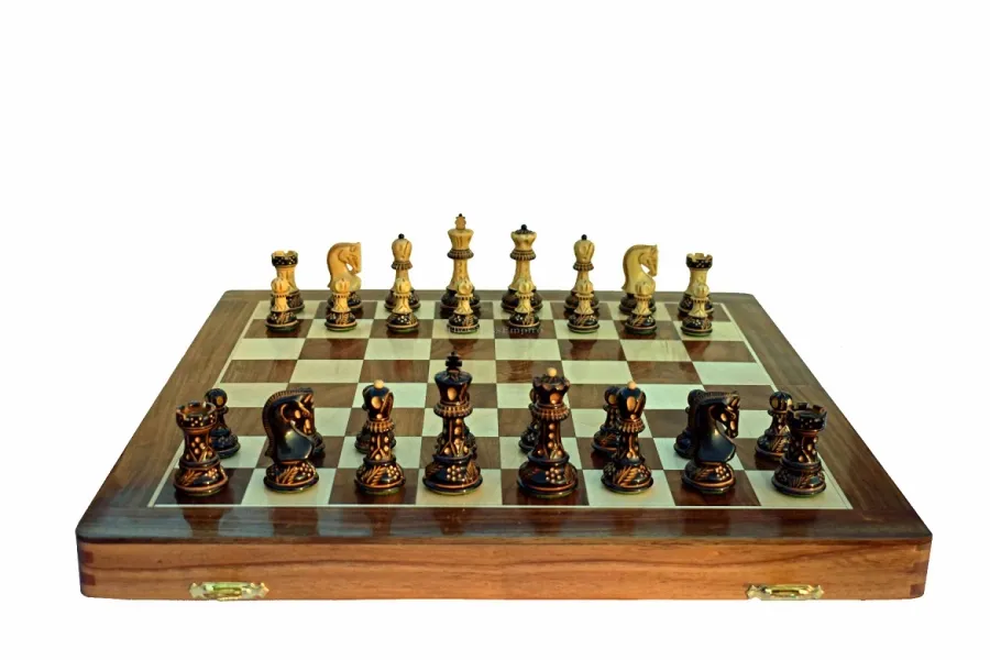 obrazek 3 Rewelacyjny drewniany pakiet do gry w szachy - The Chess Empire
