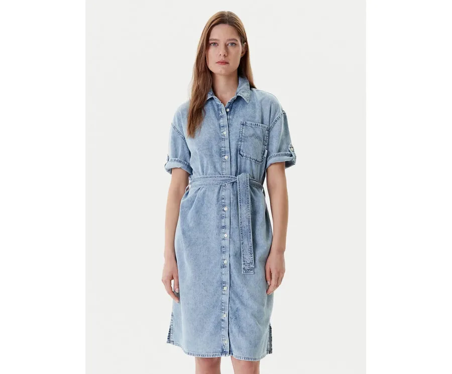obrazek 1 Mustang Sukienka jeansowa Camilla 1016564 Niebieski Regular Fit