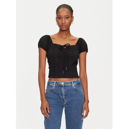 Zdjęcie Guess Bluzka W5GP13 KCVA1 Czarny Slim Fit