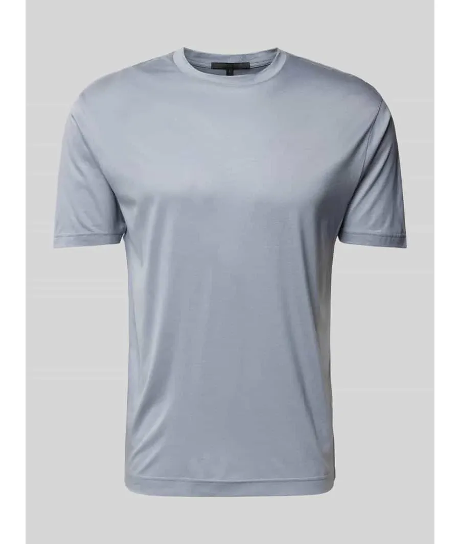 obrazek 1 T-shirt z prążkowanym, okrągłym dekoltem model ‘GILBERD’