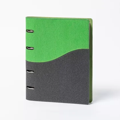 Zdjęcie Stylowy dziennik O-Ring z dwukolorową okładką dla firm