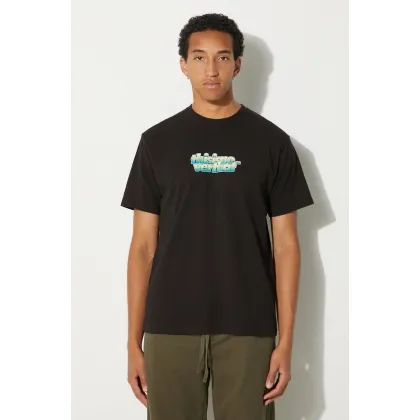 Zdjęcie thisisneverthat t-shirt bawełniany Gradient OL-Logo Tee męski kolor czarny z nadrukiem TN241TTSST11