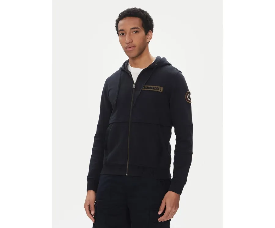 obrazek 1 Aeronautica Militare Bluza 251FE2013F585 Granatowy Regular Fit