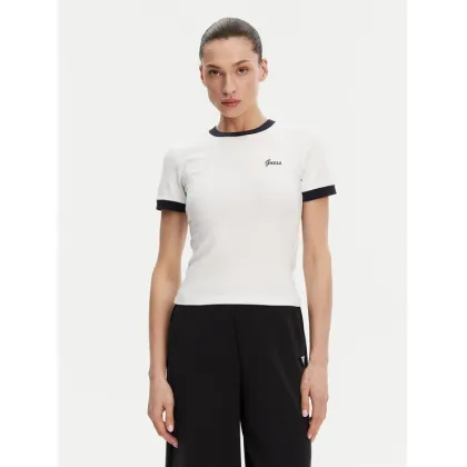 Zdjęcie Guess T-Shirt V5GP08 KCRN2 Biały Regular Fit