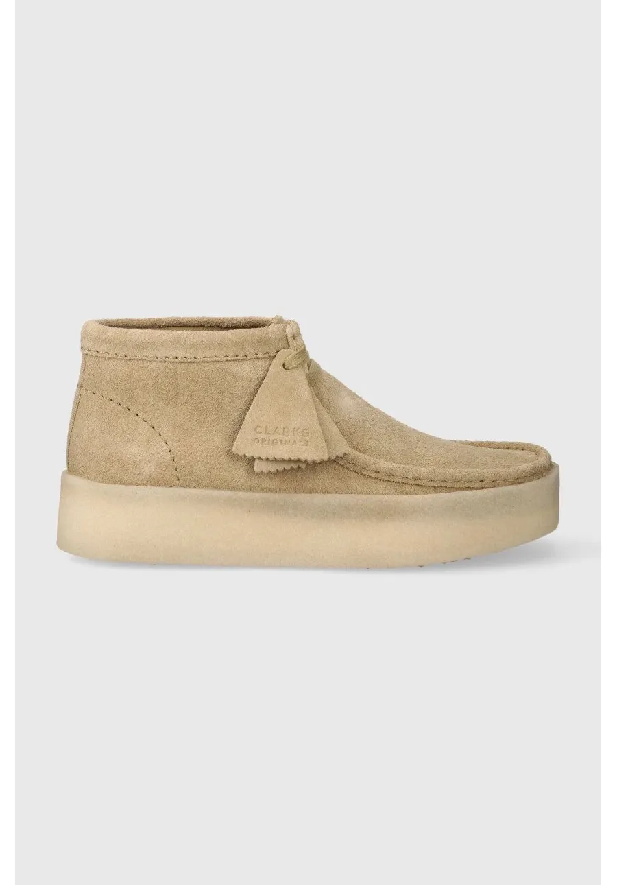 obrazek 1 Clarks Originals półbuty Wallabee Cup męskie kolor beżowy 26173316
