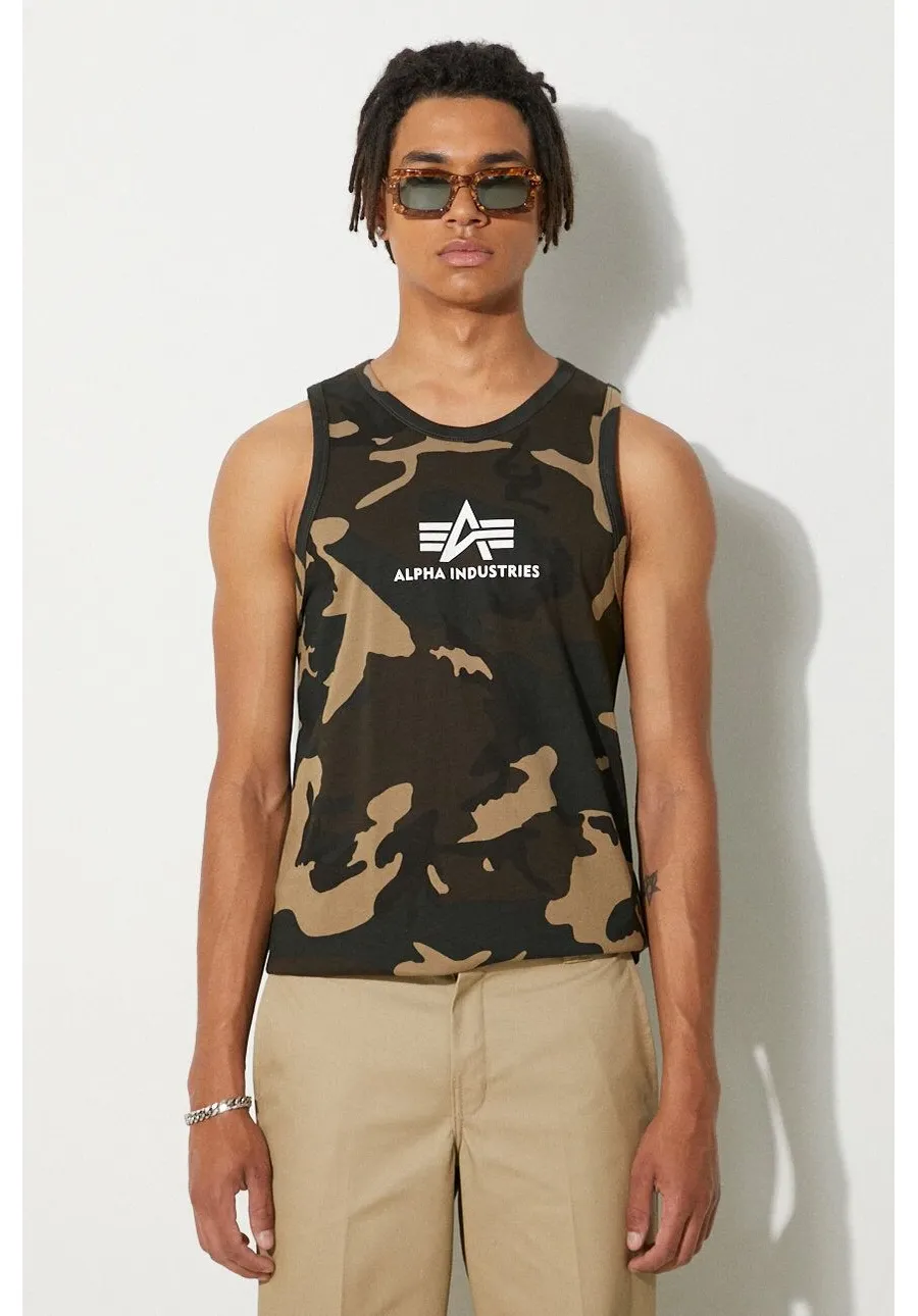 obrazek 1 Alpha Industries t-shirt bawełniany kolor zielony 126566C.408-ZIELONY