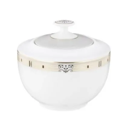 Zdjęcie Prestiżowa porcelanowa cukiernica o delikatnym zdobieniu – Tettau