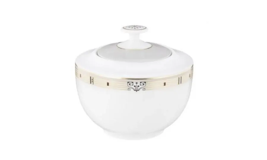 obrazek 1 Prestiżowa porcelanowa cukiernica o delikatnym zdobieniu – Tettau