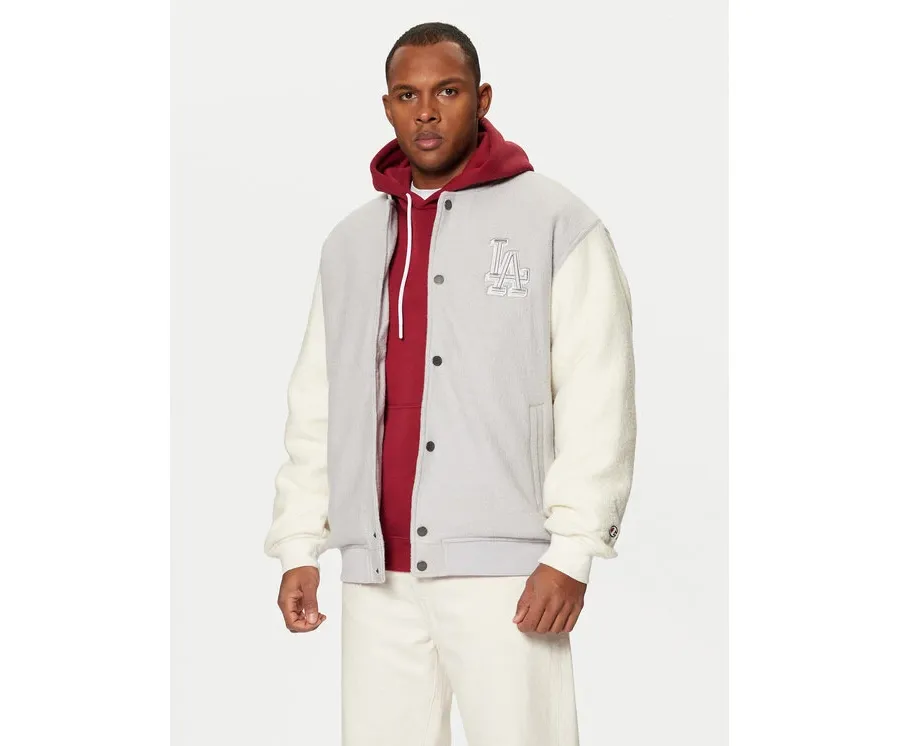 obrazek 1 Champion Kurtka bomber 220358 Szary Regular Fit
