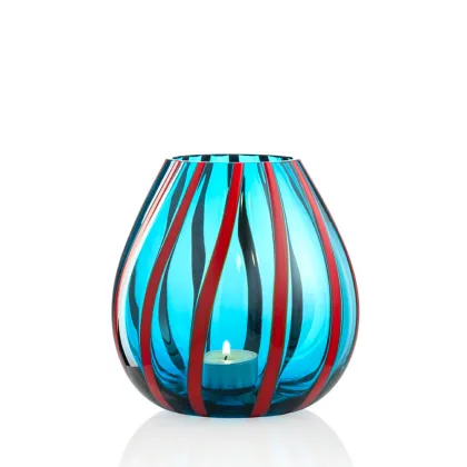 Zdjęcie Wyjątkowy świecznik do salonu ze szkła Murano