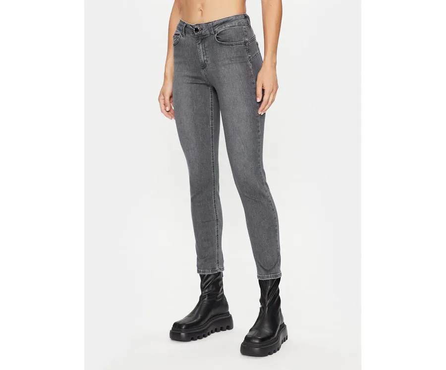 obrazek 1 Liu Jo Jeansy UF3035 D4614 Szary Slim Fit
