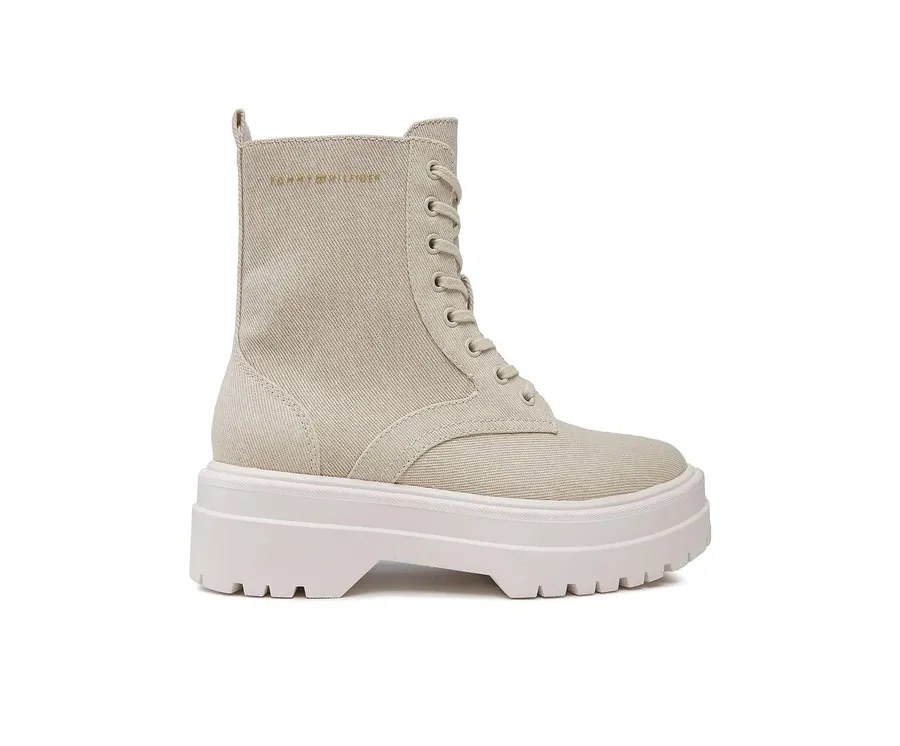 obrazek 1 Tommy Hilfiger Trapery Feminine Essential Canvas FW0FW07357 Beżowy