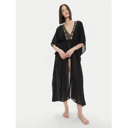 Zdjęcie Selmark Kimono BL395 Czarny Relaxed Fit