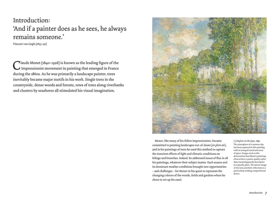 obrazek 4 Książka Drzewa Moneta Obrazy i rysunki Claude'a Monet - Thames & Hudson