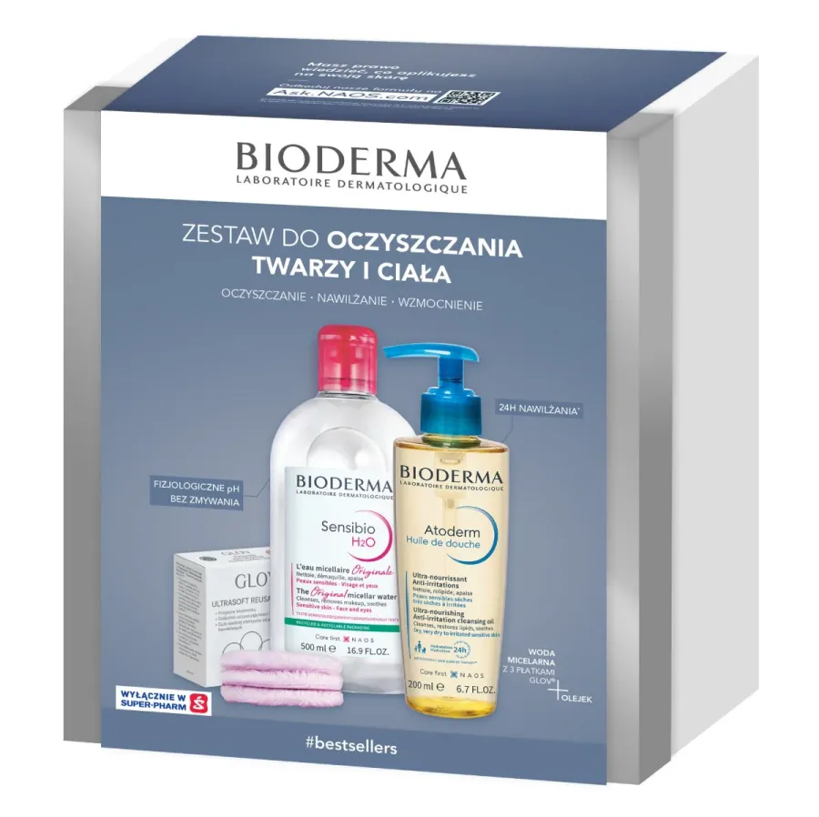 obrazek 1 Bioderma Zestaw dermokosmetyków oczyszczająych do twarzy i ciała