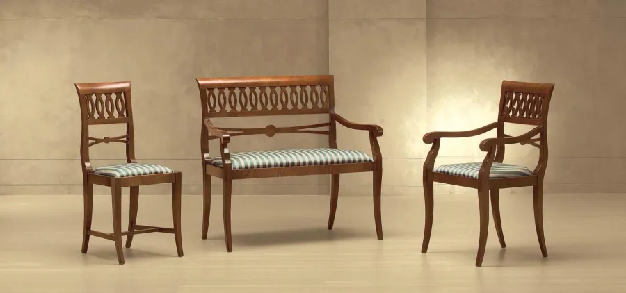 obrazek 1 Tradycyjna sofa, fotel i krzesło w stylu antycznym – Morello Gianpaolo
