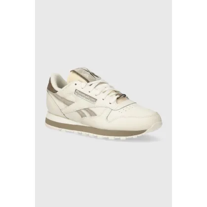 Zdjęcie Reebok Classic sneakersy skórzane Classic Leather kolor beżowy 100074360