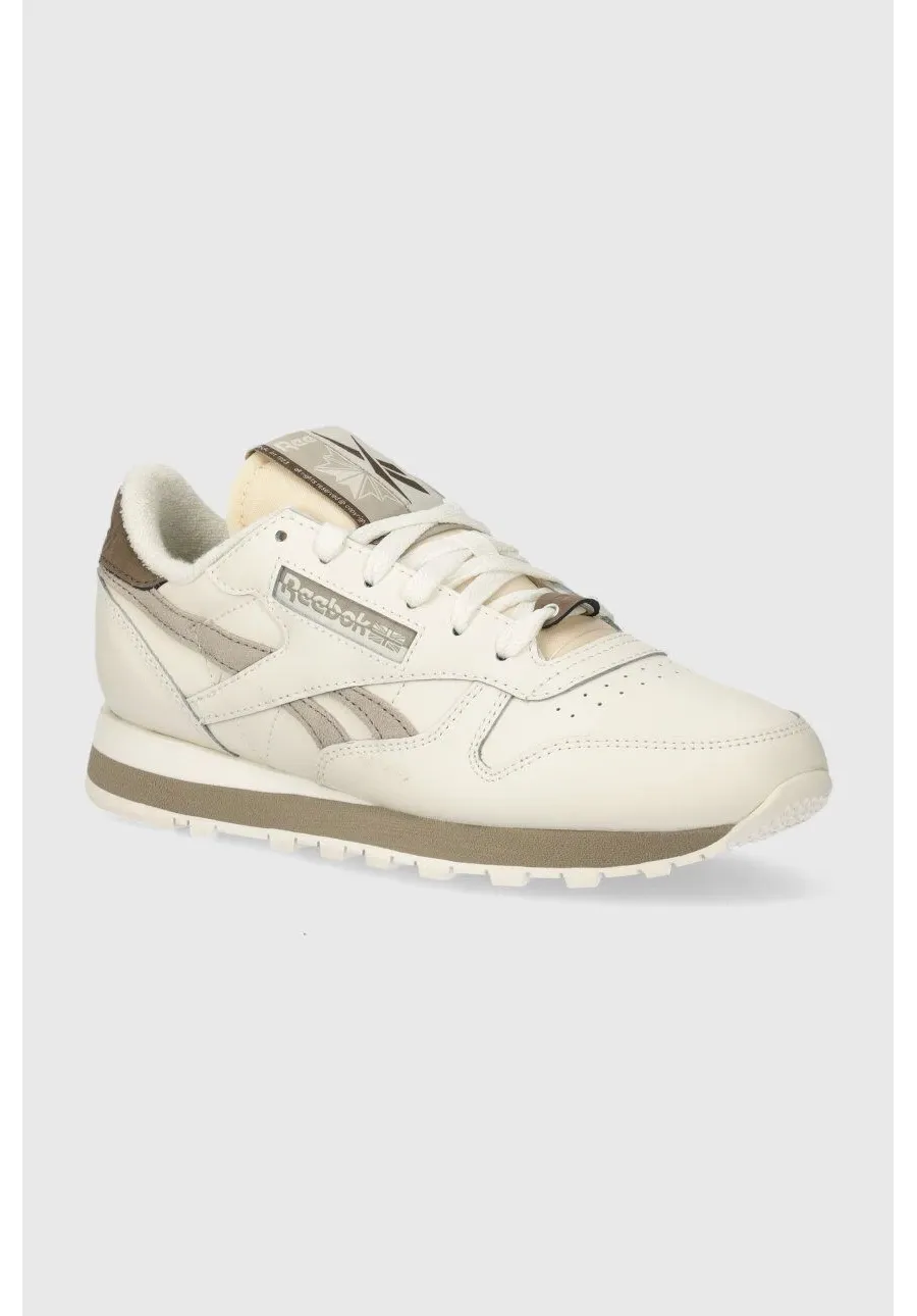 obrazek 1 Reebok Classic sneakersy skórzane Classic Leather kolor beżowy 100074360