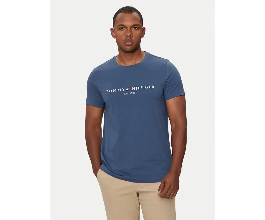 obrazek 1 Tommy Hilfiger T-Shirt Logo MW0MW11797 Niebieski Regular Fit