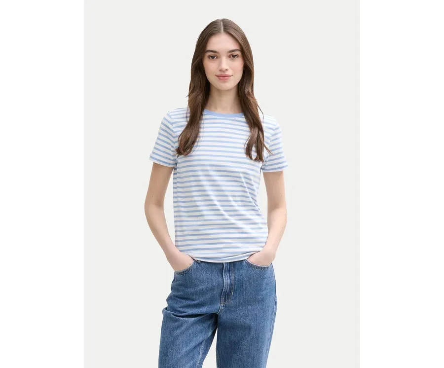 obrazek 1 Tom Tailor Denim T-Shirt 1035867 Niebieski Boxy Fit