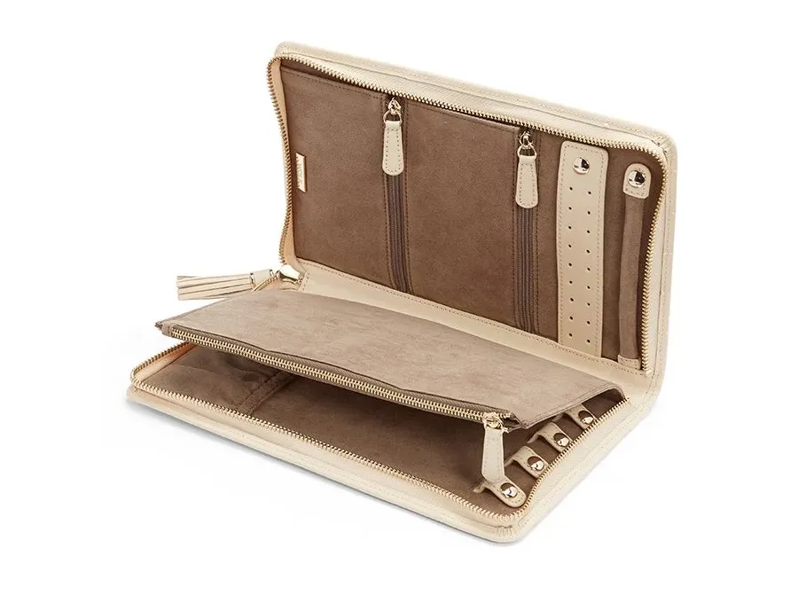 obrazek 1 Fantastyczne etui podróżne na biżuterię Caroline Large Ivory