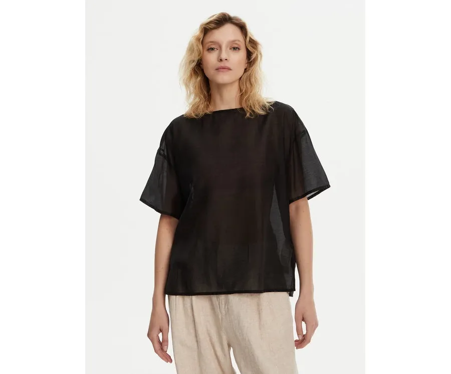 obrazek 1 Bomboogie Bluzka SW9008TLYA5 Czarny Relaxed Fit