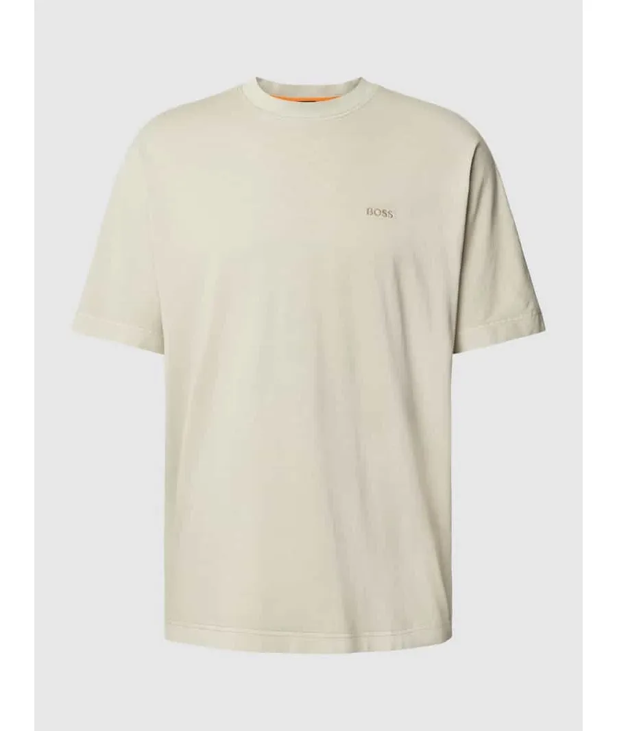 obrazek 1 T-shirt z wyhaftowanym logo i okrągłym dekoltem