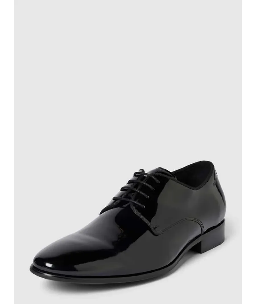 obrazek 1 Buty derby ze skóry ze sznurowaniem model ‘SILVANO’