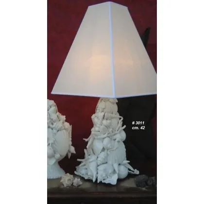 Zdjęcie Pełna przepychu lampa z motywem muszli