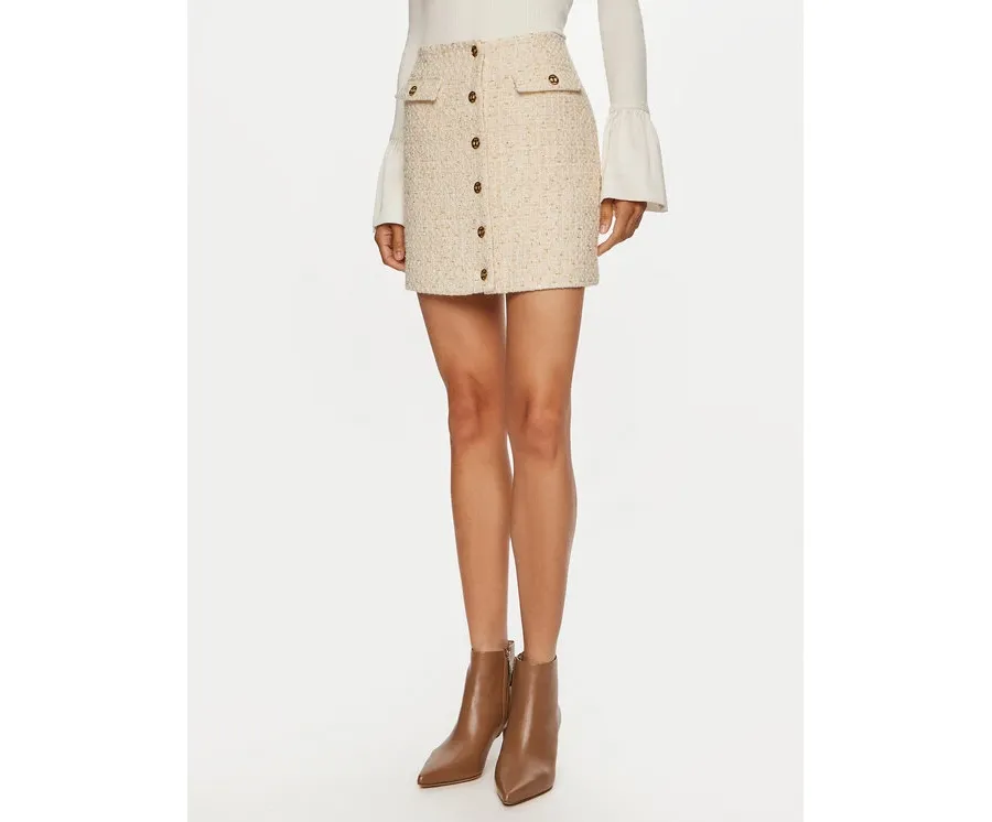 obrazek 1 TWINSET Spódnica mini 242TP2125 Écru Slim Fit