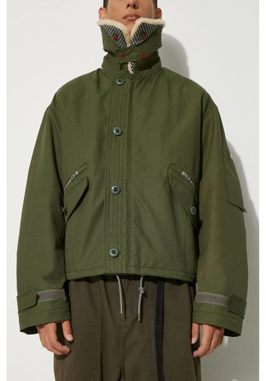 obrazek 1 Kenzo kurtka Army Blouson męska kolor zielony przejściowa oversize FE65BL1499OB.51