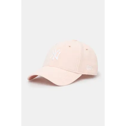 Zdjęcie New Era czapka z daszkiem COSY 9FORTY® NEW YORK YANKEES kolor pomarańczowy z aplikacją 60565257