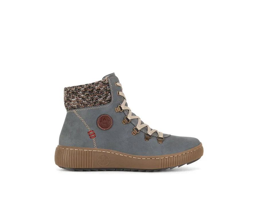 obrazek 1 Rieker Botki Z6648-14 Niebieski
