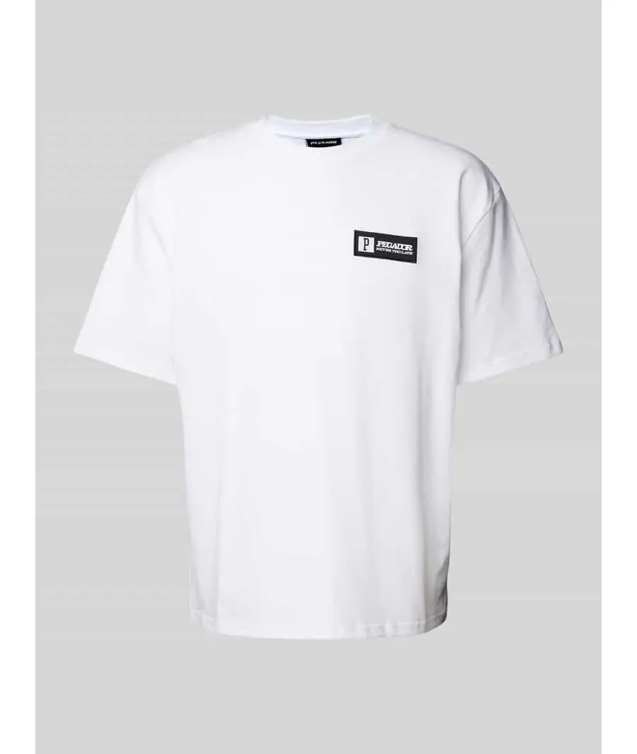 obrazek 1 T-shirt z naszywką z logo model ‘ANTIGUA’