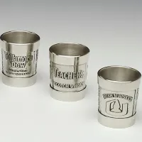 Zdjęcie Wyjątkowy zestaw 3 miarek do whisky z cyny