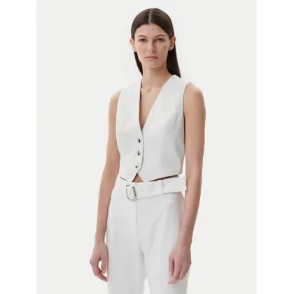 Zdjęcie HUGO Kamizelka 50537760 Biały Slim Fit