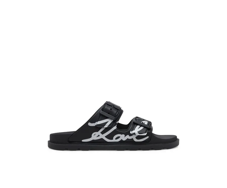 obrazek 1 KARL LAGERFELD Klapki Kondo Tred KL80972 Czarny