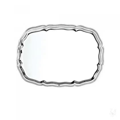 Zdjęcie Prestiżowa srebrna taca Settecento 47×35 cm – Zaramella Argenti