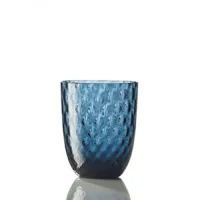 Picture A unique blue water glass, Murano glass