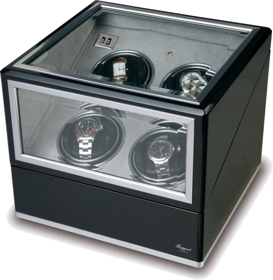 obrazek 2 Rotomat na cztery zegarki Ebony + Aluminium Quad W264