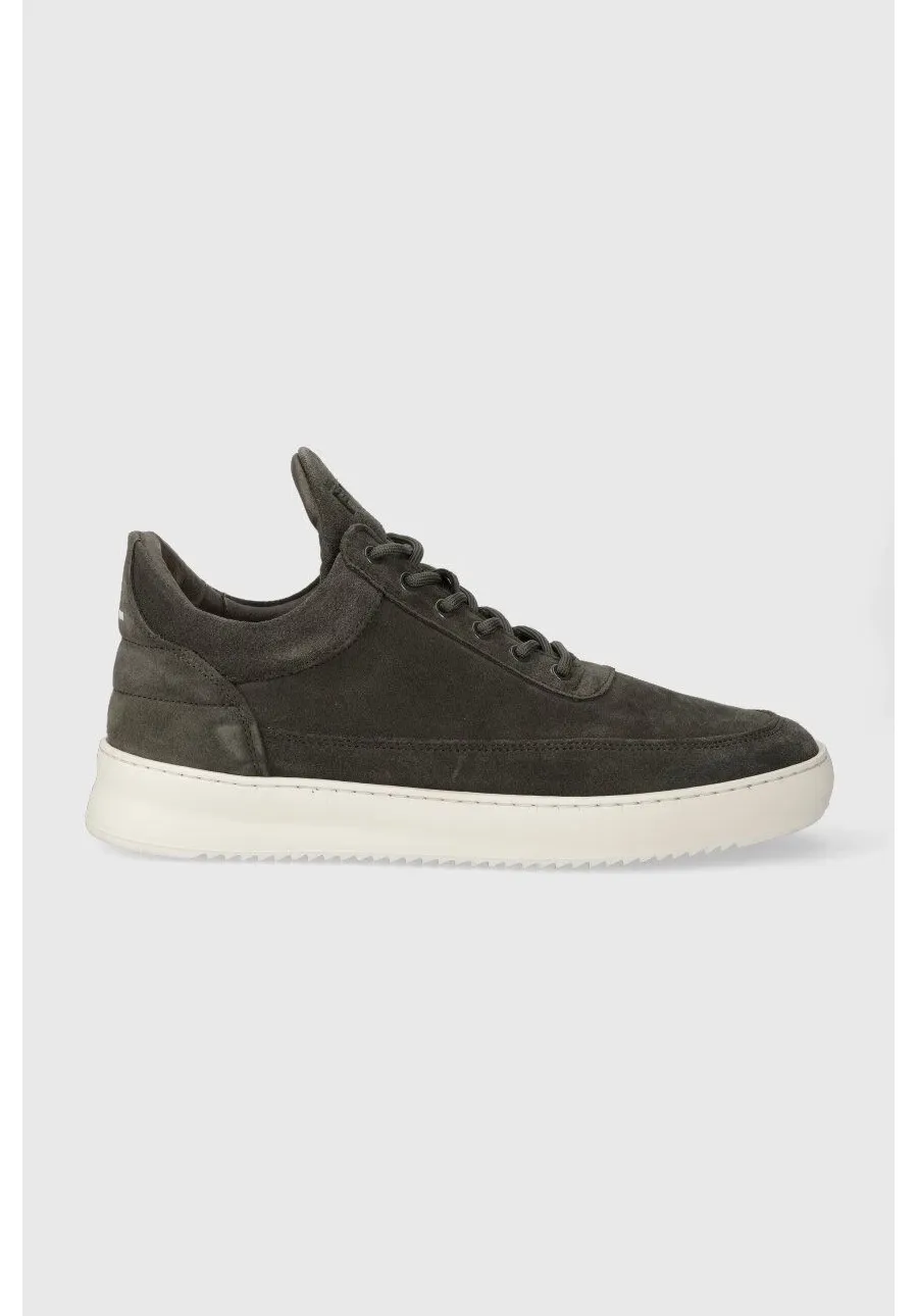obrazek 1 Filling Pieces sneakersy zamszowe Low Top Suede kolor zielony 10122791325