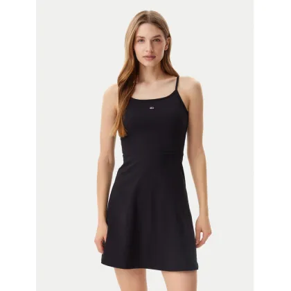 Zdjęcie Tommy Jeans Sukienka letnia Essential DW0DW21354 Czarny Slim Fit