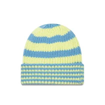 Zdjęcie New Era Czapka Stripe Knit Bean 60565458 Niebieski