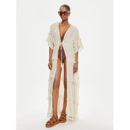 Zdjęcie LOLA CASADEMUNT Kimono LS2416055 Écru Relaxed Fit