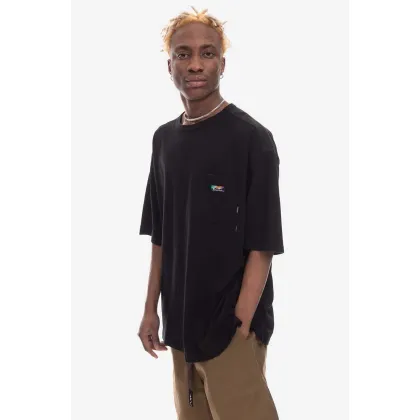 Zdjęcie Manastash t-shirt bawełniany kolor czarny z aplikacją 7923134043-10