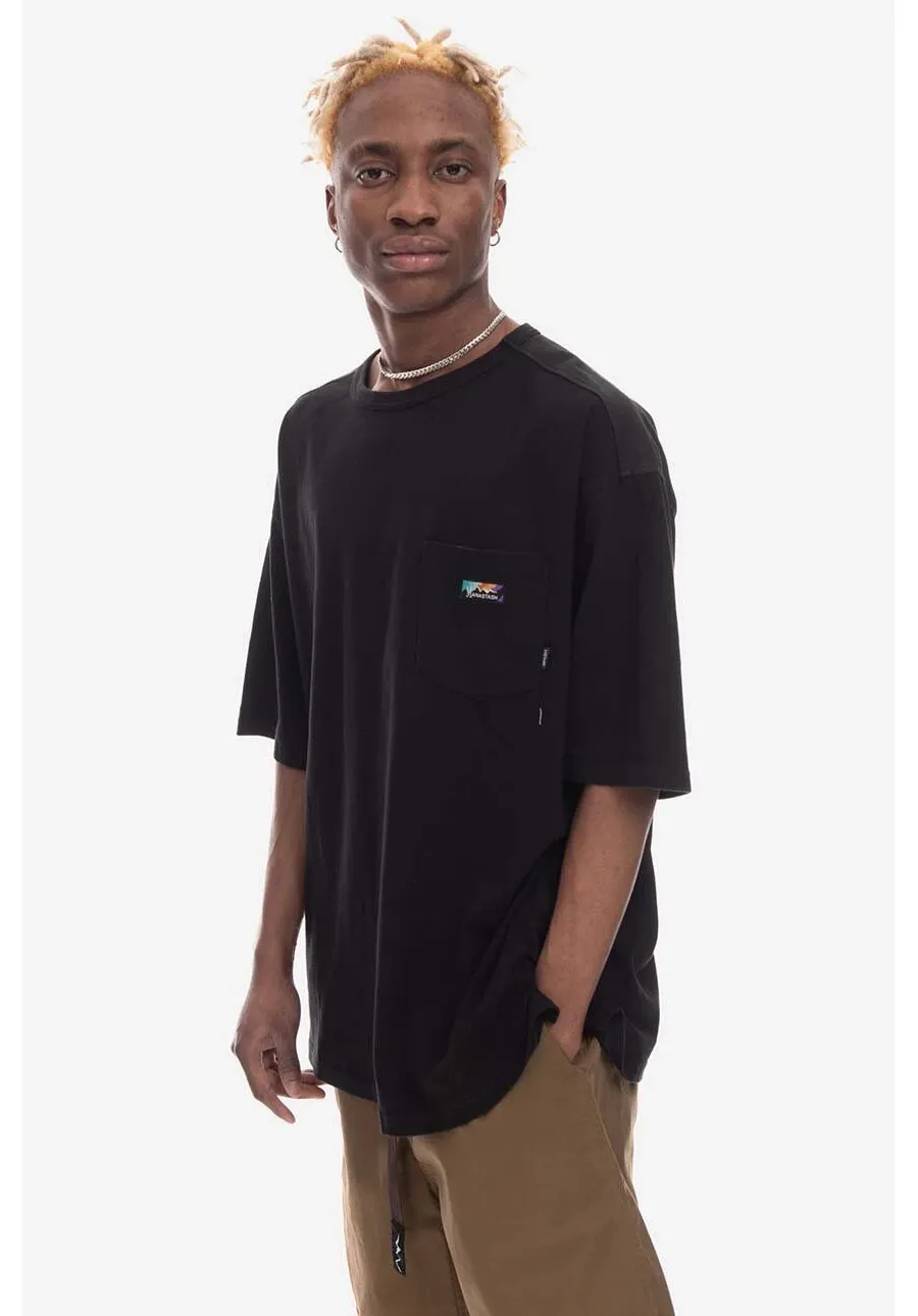 obrazek 1 Manastash t-shirt bawełniany kolor czarny z aplikacją 7923134043-10